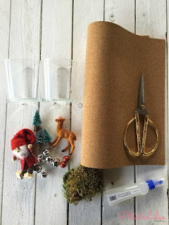 DIY ADORNOS NAVIDEÑOS CON VASO