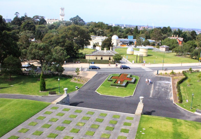 Visiting the Shrine of Remembrance