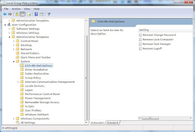 Enable/Disable Task Manager using gpedit.msc