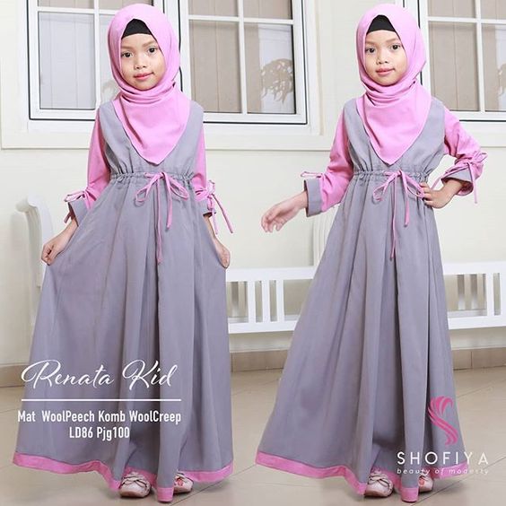 43 Model  Baju  Gamis  Anak  Modern Terbaru  2019  Terbaru9 Info