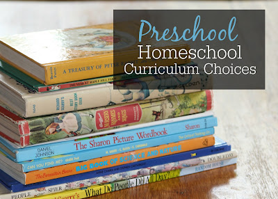 Preschool Homeschool Curriculum Choices after homeschooling preschool with five different kids over ten years.