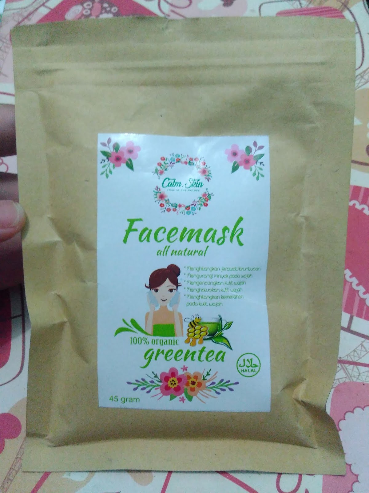 Review Masker Organik Greentea Aybeautystuff Makeup By Ellfa