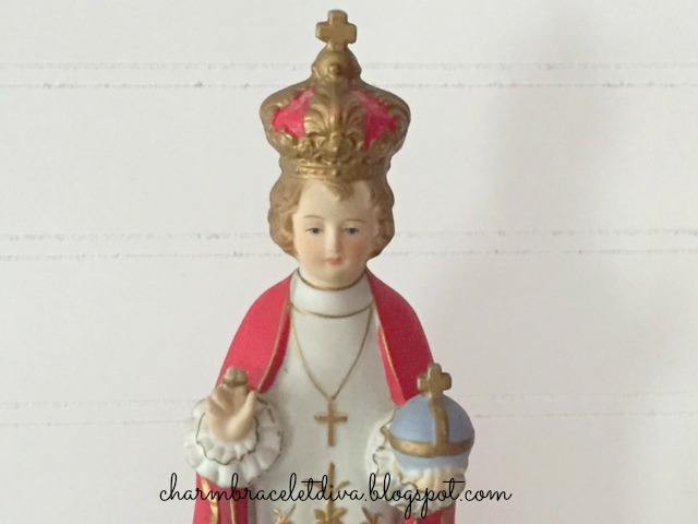 Chalk statue Infant of Prague