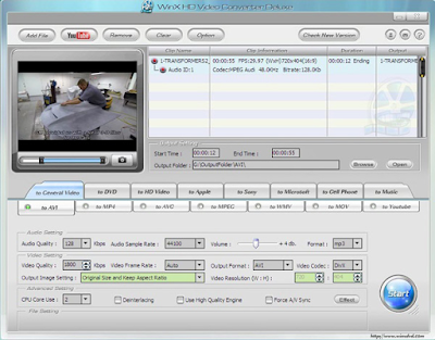 Winx Hd Video Converter Deluxe 5.11.0.294 Full Crack Version Gratis