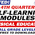 PE - 4th Quarter Self-Learning Modules (SLMs)