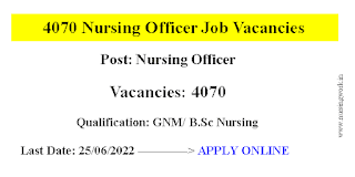 4070 Nursing Job Vacancies Apply Online