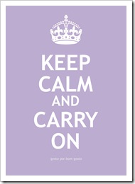 Keep Calm Lilas