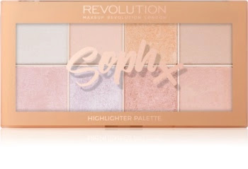 soph x makeup revolution paleta highlightera