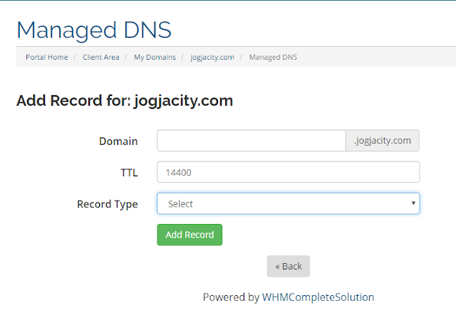 Cara Setting DNS Domain di Rumahweb