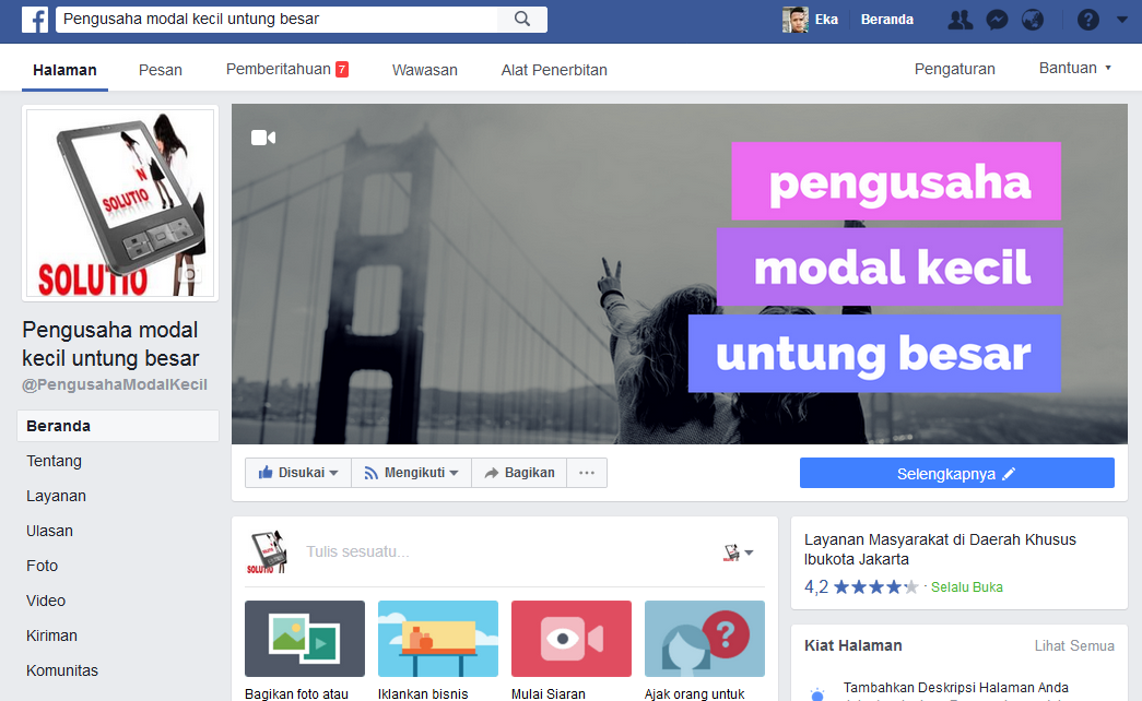 Langkah Mudah Menambahkan Tab Static FBML pada FansPage facebook Anda