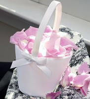 Flower Girl Baskets: wedding decorations, wedding accessories, and personalized wedding favors