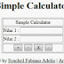 Script PHP Calculator Sederhana