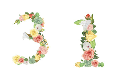 A floral number 31