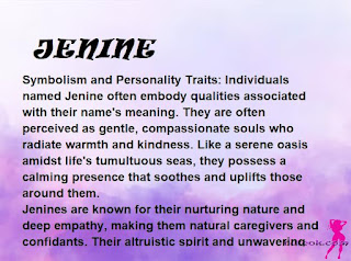 ▷ meaning of the name JENINE