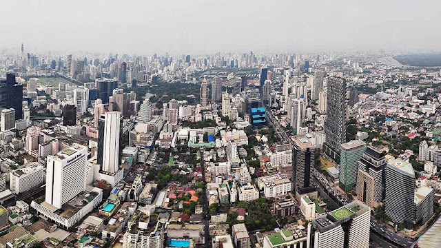 Panoramic View Bangkok City Thailand Shoestring Travel