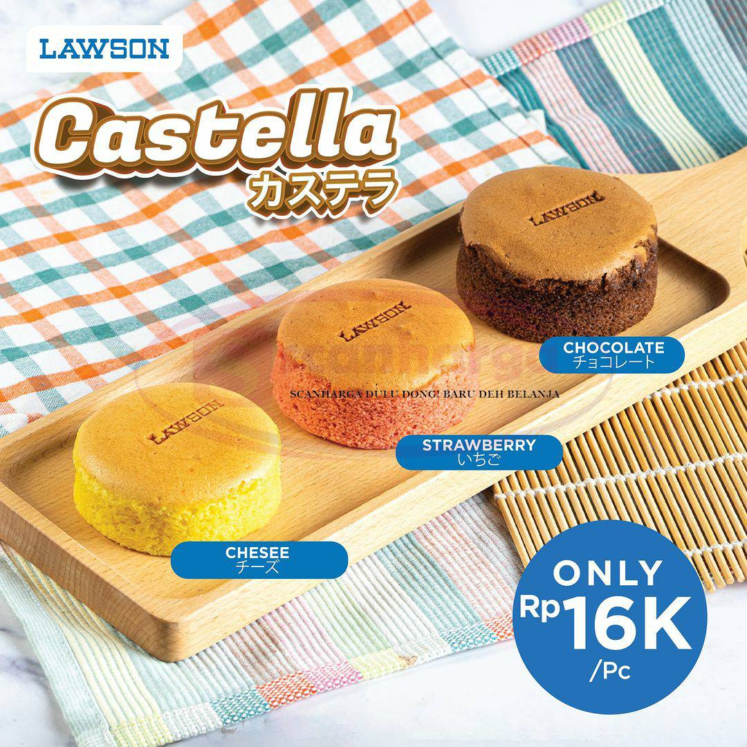 Promo LAWSON DESSERT CASTELLA hanya Rp. 16.000