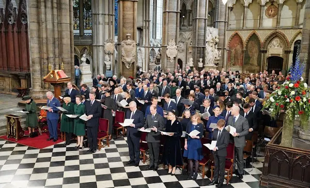 Royals from across Europe attended the memorial service