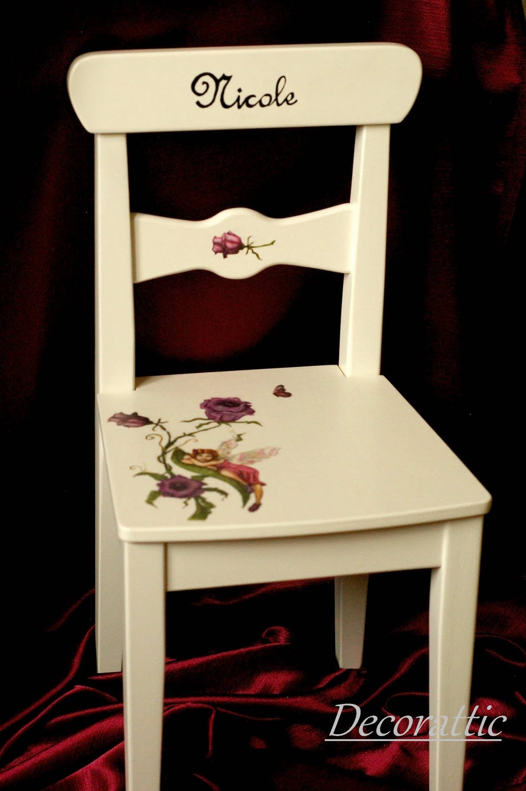 Decorattic: Fairy chair, decoupage
