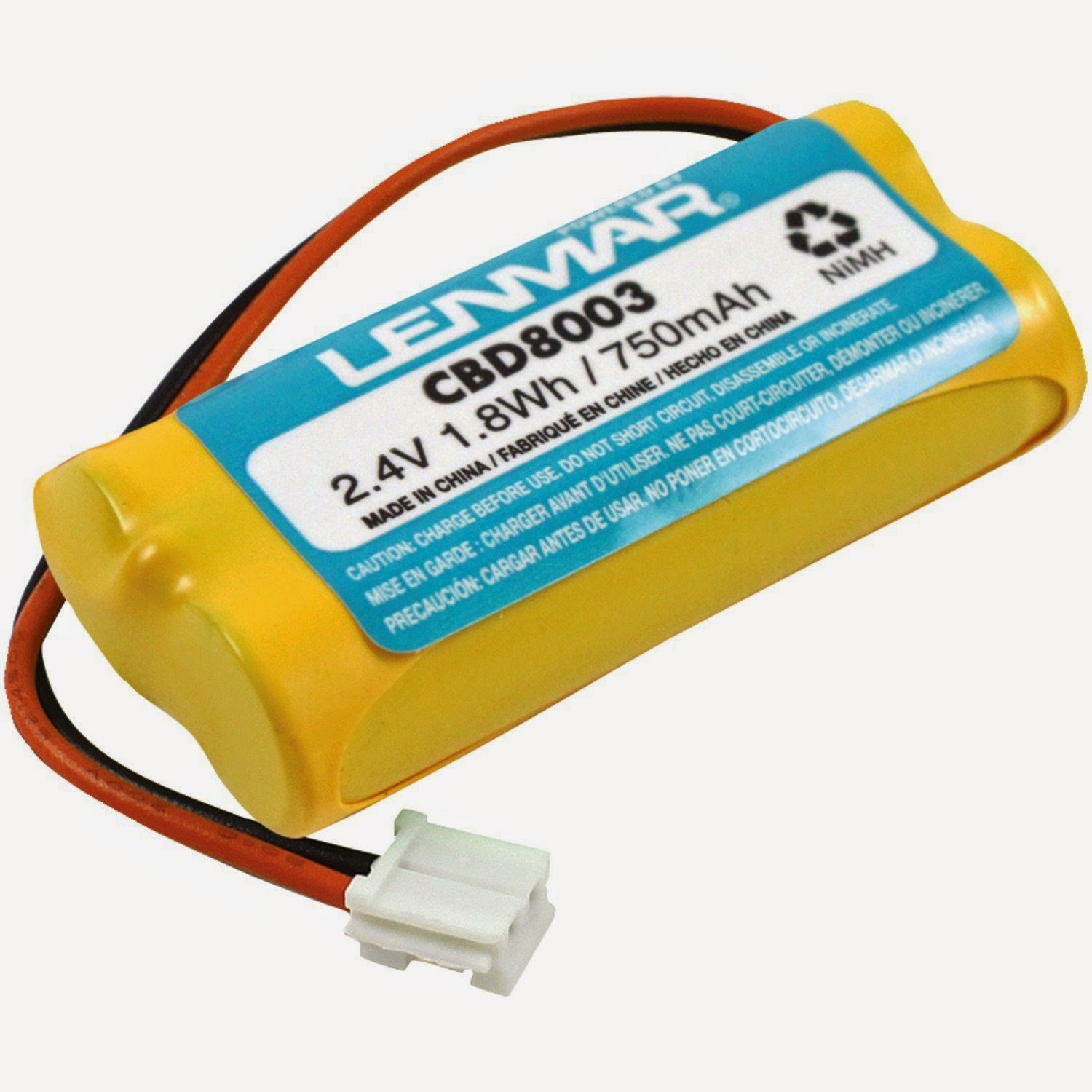 Lenmar CBD8003 2.4V 750mAh NiMH Replacement Battery