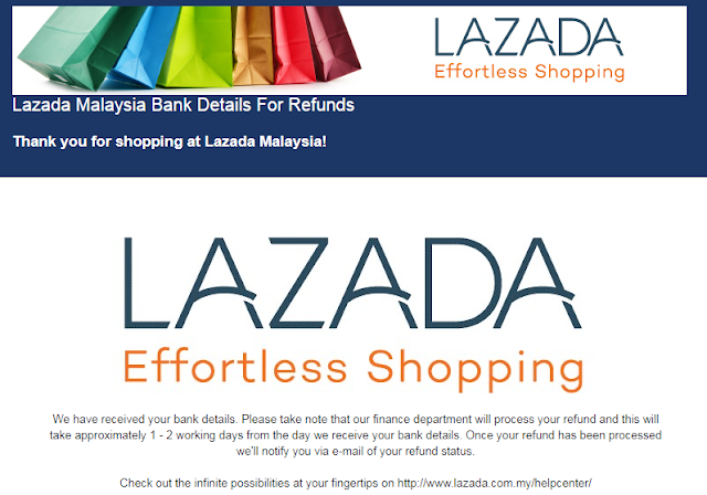 Laju REFUND dari Lazada