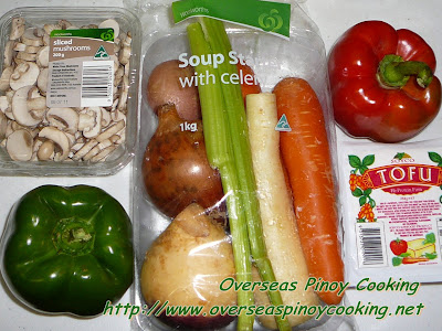 Vegetarian Bopis - Ingredients