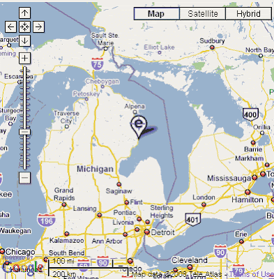 oscoda map