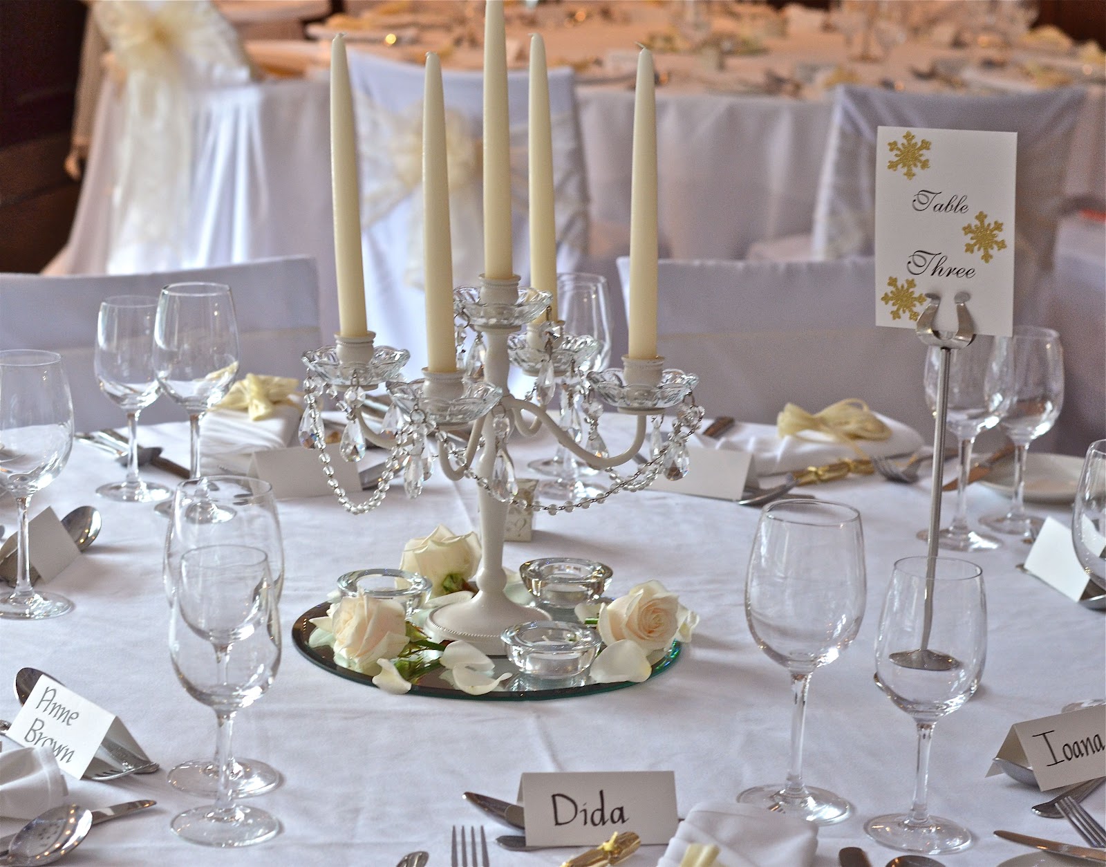 Romantic Wedding Table Settings