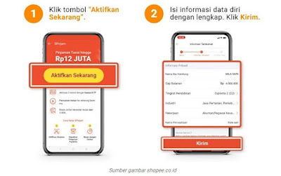 Cara Pinjam Uang di Shopee