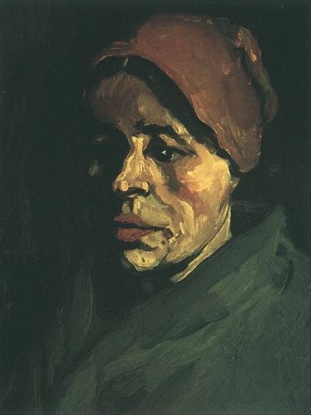  Head of a Peasant Woman with Brownish Cap