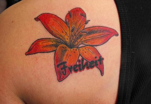 Lily Flower Tattoos