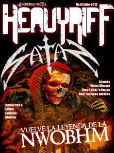 HeavyRiff 8 - Julio 2013 | CBR 96 dpi | Mensile | Musica | Metal | Recensioni
Revista en línea de Heavy Metal nacida en diciembre del 2012 de las cenizas de Adoremos el Metal. Entrevistas, reseñas, artículos y noticias. Heavy Metal magazine born in october 2009. Interviews, reviews, articles and news.