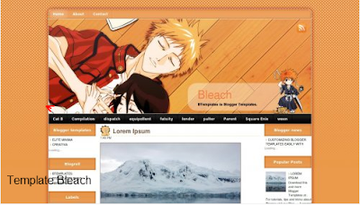 Download template blog bleach