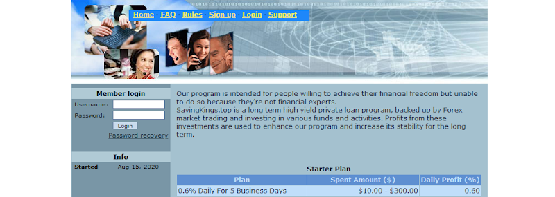Мошеннический сайт savingkings.top – Отзывы, развод, платит или лохотрон? Информация