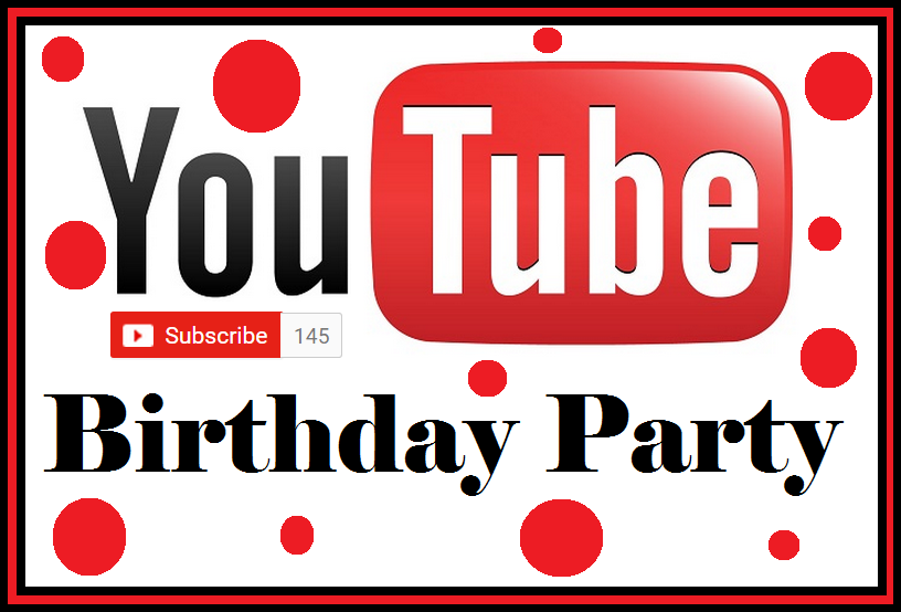 DIY Birthday Blog Youtube  Birthday Party  Free Food Card 