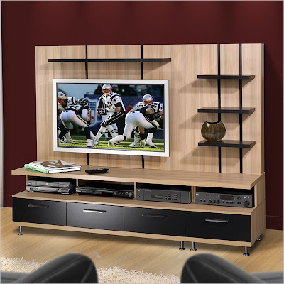 wood entertainment center