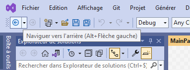 ToolTip indiquant le raccourcis clavier de la commande