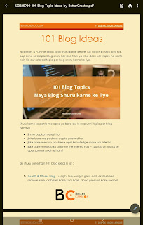 101 Blog Topic Ideas - Ebook