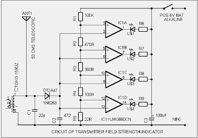 Test Transmitter for Radio Control Circuit Diagram