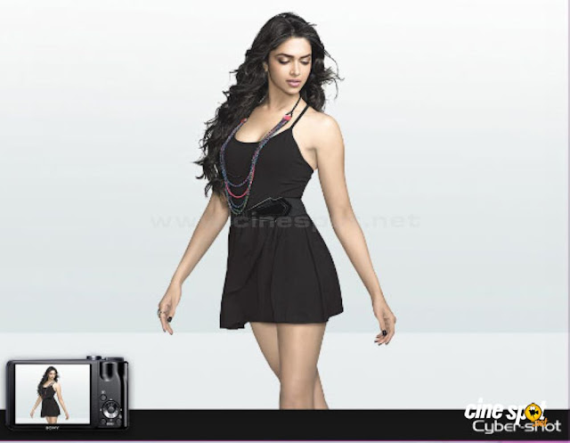 Deepika Padukonde Endorses Cybershot Camera, Stills of Deepika Padukone