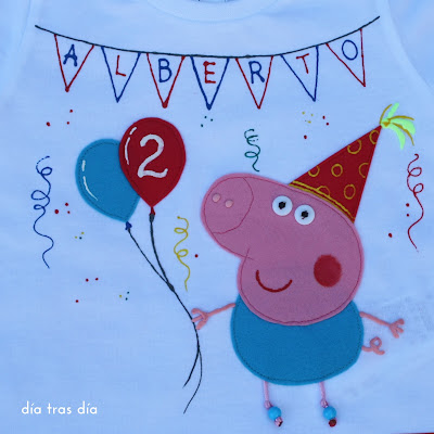 Camiseta Peppa Pig cumpleaños