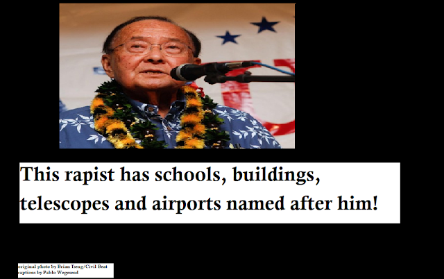 This rapist has schools, buildings, telescopes and airports named after him!