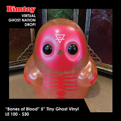 New York Comic Con 2020 Exclusive Tiny Ghost Vinyl Figures by Reis O’Brien x Bimtoy x Bottleneck Gallery