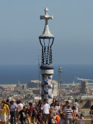 my castle in spain: Barcelona : the parc Guell.an oasis of vegetation and . (img )