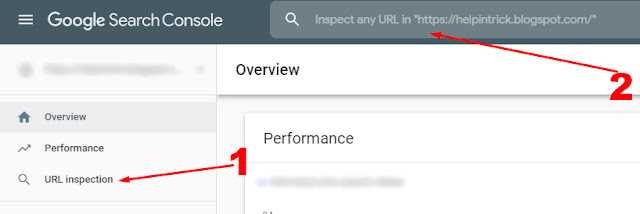 URl inspection tool