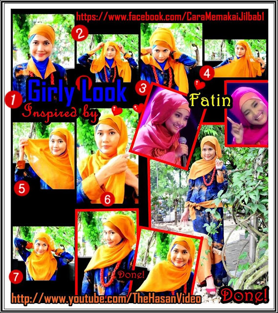 Tutorial Jilbab Paris Terbaru