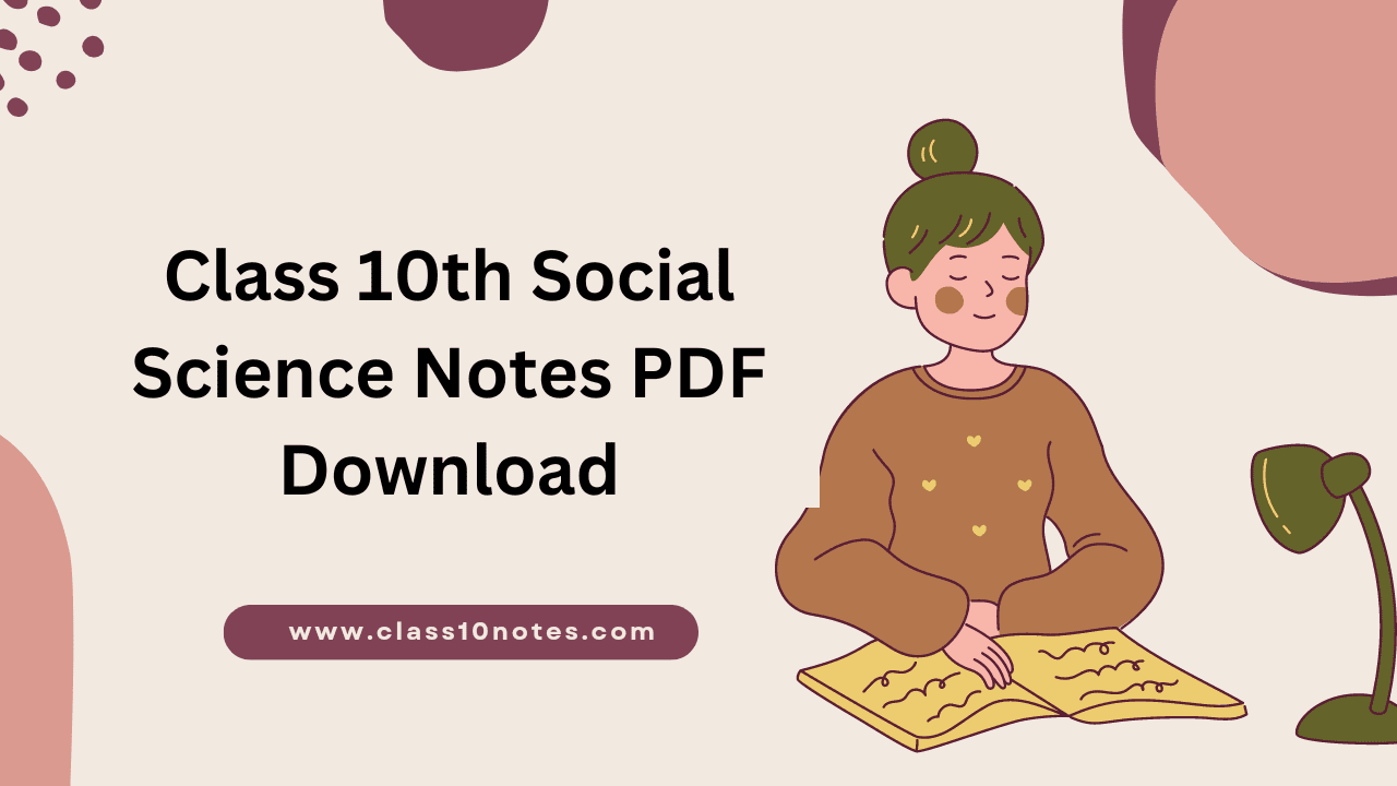 JKBOSE Class 10 Social Sience Instant Notes PDF Download