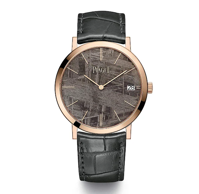 40 mm Piaget Altiplano in pink gold with grey meteorite dial