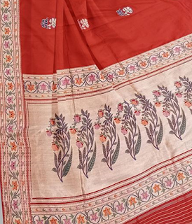 Brocade handwoven ashavali saree