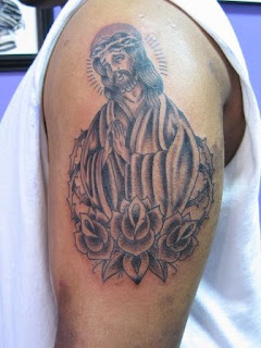 jesus tattoos, tattoos