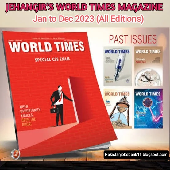 JWT World Times Magazine 2023 Download in Pdf (All 12-Months of 2023) Jahangir World Times Pdf